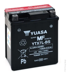BATERIA YUASA YTX7L-BS ACIDO PILA