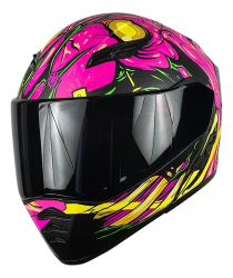 CASCO KOV ABATIBLE ESTELAR TALLA M ZOMBIE COLOR ROSA