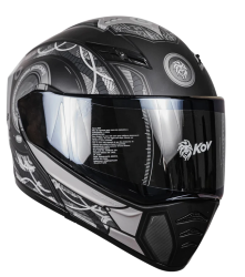 CASCO KOV ABATIBLE ESTELAR TALLA S CYBORG COLOR GRIS