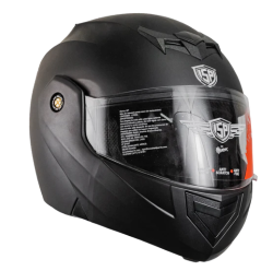 CASCO ISP ABATIBLE RAW TALLA M COLOR NEGRO MATE