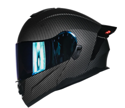 CASCO KOV ABATIBLE ZERO TALLA S COLOR NEGRO/FIBRA C/ LUZ LED