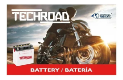 BATERIA TECH ROAD YB5L-B C/ACIDO PILA