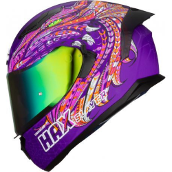 CASCO HAX CERRADO OBSIDIAN TALLA M COLOR MORADO
