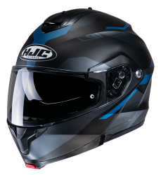 CASCO HJC ABATIBLE C91 KARAN TALLA L MC2SF COLOR NEGRO/AZUL MATE