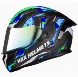 CASCO HAX CERRADO OBSIDIAN TALLA M BLAZE COLOR NEGRO/AZUL