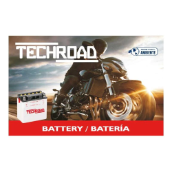 BATERIA TECH ROAD YTX12-BS ACIDO PILA
