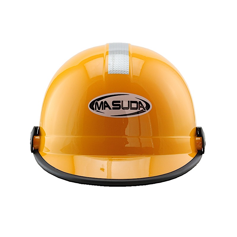 CASCO 1/2 CACHUCHA ABS DE ALTO IMPACTO CALIDAD ISO MSD-300 AMARILLO