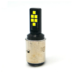 FOCO RASEN LED BA20D 12 HIPERLED LUZ BLANCA ENTRADA DE BOLA