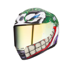 CASCO HAX CERRADO FORCE TALLA S JOKER COLOR VERDE/BLANCO