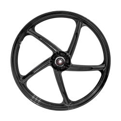 RIN DELANTERO COMPLETO P/ 125Z COLOR NEGRO (1.4X17)