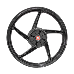 RIN TRASERO COMPLETO P/ 125Z COLOR NEGRO (1.85X17)