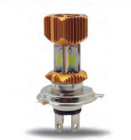 FOCO RASEN LED H4 8 CARAS LUZ BLANCA