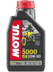 ACEITE MOTUL 4 TIEMPOS 5000 20W50 1LT SEMI SINTETICO