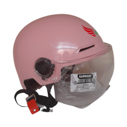 CASCO CACHUCHA CON MICA 310 COLOR ROSA