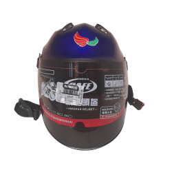 CASCO CACHUCHA CON MICA 311 COLOR AZUL
