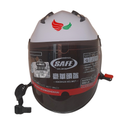 CASCO CACHUCHA CON MICA 311 COLOR BLANCO