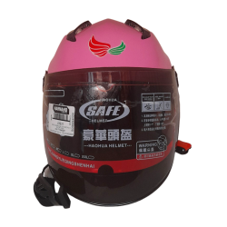 CASCO CACHUCHA CON MICA 311 COLOR ROSA