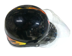 CASCO CACHUCHA 203 C/ MICA COLOR NEGRO