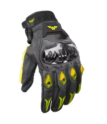 GUANTES KOV DC WONDER WOMAN TALLA XXL COLOR NEGRO/AMARILLO