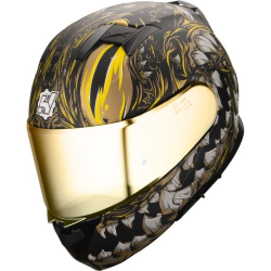 CASCO HAX ABATIBLE AMATISTA TALLA M MUTANT COLOR NEGRO/ORO