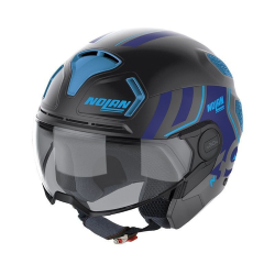 CASCO NOLAN 3/4 N30-4 PARKOUR 27 TALLA S COLOR GRIS MATE/AZUL