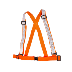 CHALECO TIRANTE REFLEJANTE COLOR NARANJA FLUORESCENTE