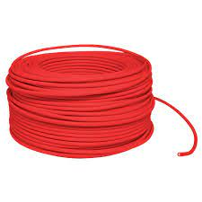 CABLE PARA INSTALACION ELECTRICA COLOR ROJO (VENTA POR METRO)