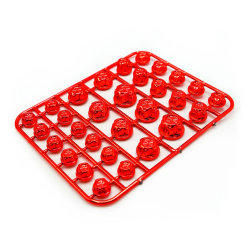 TAPON DECORATIVO P/ TORNILLERIA COLOR ROJO