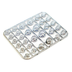 TAPON DECORATIVO P/ TORNILLERIA COLOR PLATA