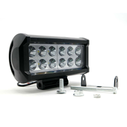 FARO BARRA LED RECTANGULAR 12 LED LUZ FIJA BLANCA