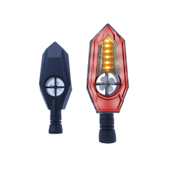 DIRECCIONAL LED SECUENCIAL TIPO ZAFIRO LUZ AMARILLA/ROJA