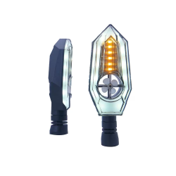 DIRECCIONAL LED SECUENCIAL TIPO ZAFIRO LUZ AMARILLA/BLANCA
