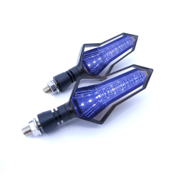DIRECCIONAL LED SECUENCIAL SILUETA LUZ AZUL/AMARILLA
