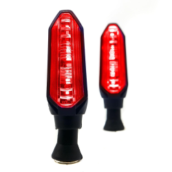 DIRECCIONAL LED SECUENCIAL PREMIUM HYPERLED LUZ AMARILLA/ROJA