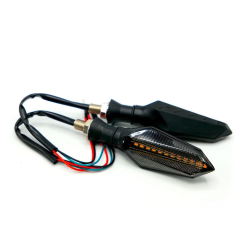 DIRECCIONAL LED SECUENCIAL TIPO FLECHA LUZ AZUL/AMARILLA