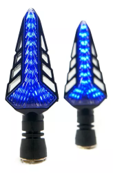 DIRECCIONAL LED SECUENCIAL TIPO PINO LUZ AZUL