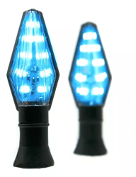 DIRECCIONAL LED DUO TIPO ROMBO LUZ AZUL