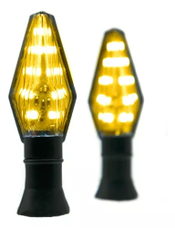 DIRECCIONAL LED DUO TIPO ROMBO LUZ AMARILLA