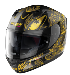 CASCO NOLAN CERRADO N60-6 TALLA L RITUAL EDICION ESPECIAL COLOR NEGRO/ORO
