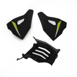 CUBIERTAS PROTECTOR DE MOTOR 150Z COLOR NEGRO/AMARILLO