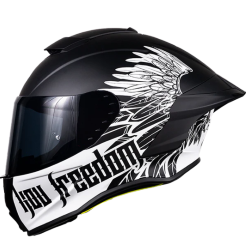 CASCO KOV CERRADO BUSTER TALLA S COLOR NEGRO/BLANCO