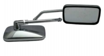 ESPEJO P/ CHOPER CROMADO CUADRADO M10 RETROVISOR