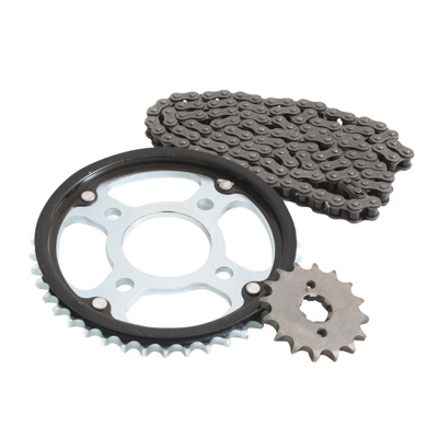 KIT DE SPROCKET CHOHO P/ GL 150 CARGO (428H x 120L) KIT ARRASTRE
