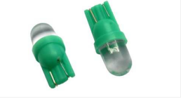 FOCO LED DE PELLIZCO T10/T13 12V LUZ VERDE VELA VELITA