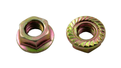 TUERCA HEXAGONAL FLANGE SERRADA ZINCADA M6