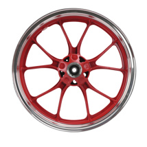 RIN DELANTERO COMPLETO VENTO NITROX 250 COLOR ROJO