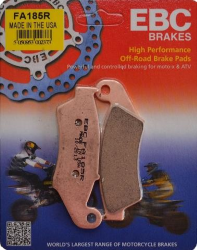 BALATA EBC FRENO DISCO FA185R P/ xr 150l CRF 230F CRF 250 PULSAR 180 ZAPATA