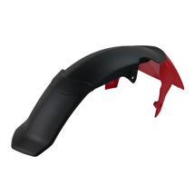 SALPICADERA DELANTERA VELOCI RAZZER 200 COLOR ROJO/NEGRO