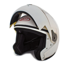 CASCO SAYTO ABATIBLE GM-800 TALLA L COLOR BLANCO