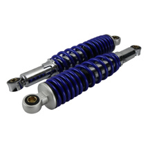 AMORTIGUADOR TRASERO P/ 125Z COLOR AZUL (VENTA POR JUEGO)